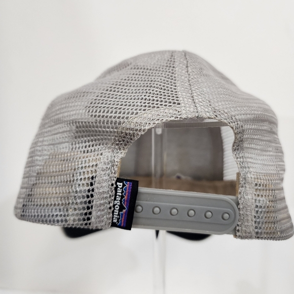 Patagonia Mens Stand Up Trout Trucker Hat One Size Baseball Hat Cap Lived In - Picture 8 of 10